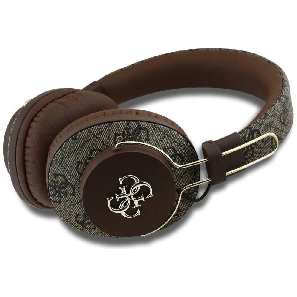Guess ENC Metal 4G Bluetooth Over-Ear Headphones - Browneng