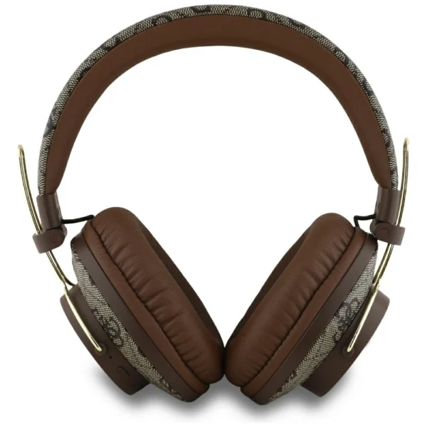 Guess ENC Metal 4G Bluetooth Over-Ear Headphones - Browneng