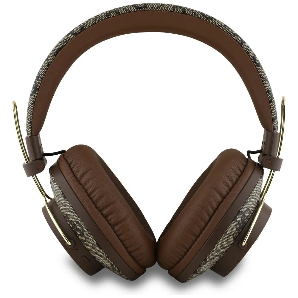 Guess ENC Metal 4G Bluetooth Over-Ear Headphones - Browneng