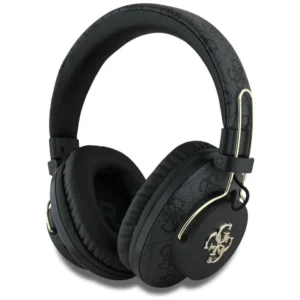 Guess ENC Metal 4G Logo Over-Ear Headphones - Blackeng