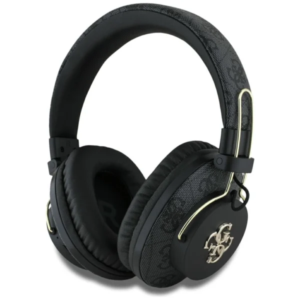Guess ENC Metal 4G Logo Over-Ear Headphones - Blackeng