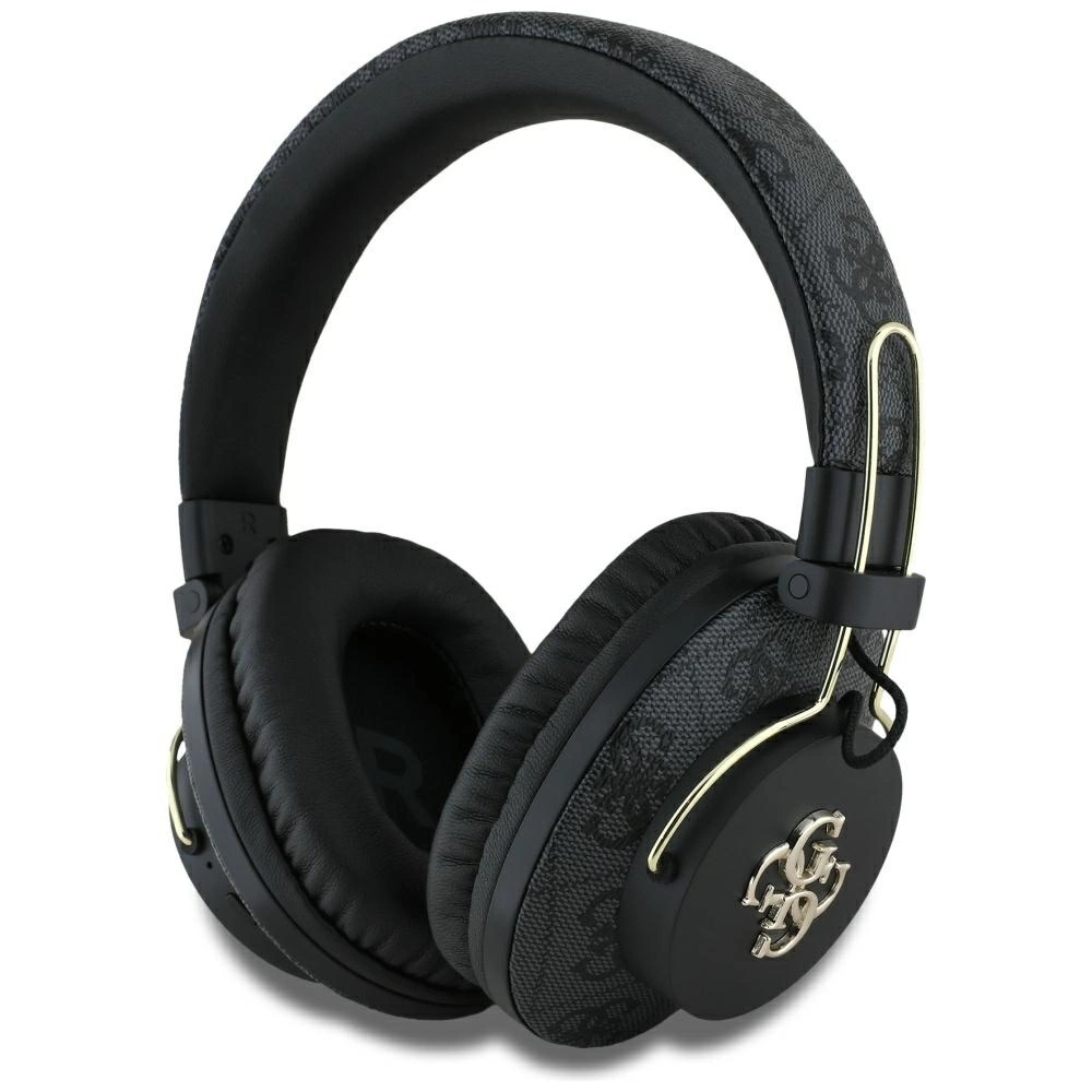Guess ENC Metal 4G Logo Over-Ear Headphones - Blackeng