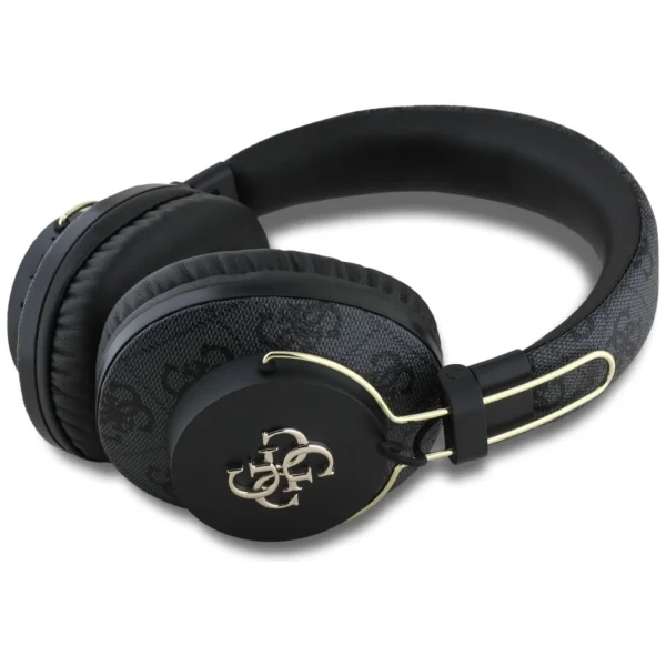 Guess ENC Metal 4G Logo Over-Ear Headphones - Blackeng