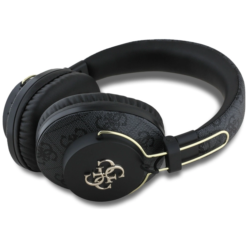 Guess ENC Metal 4G Logo Over-Ear Headphones - Blackeng