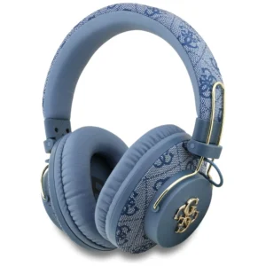 Guess ENC Metal 4G Logo Over-Ear Headphones - Blueeng