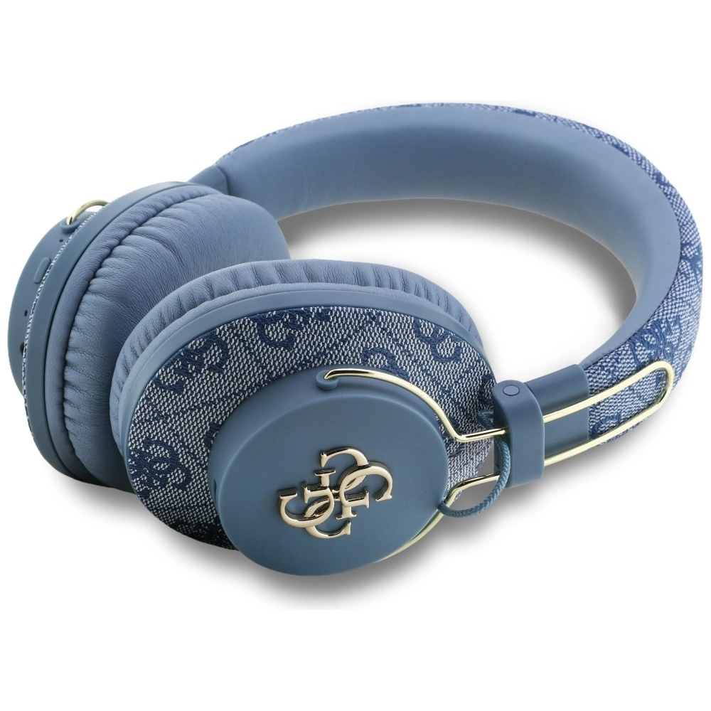 Guess ENC Metal 4G Logo Over-Ear Headphones - Blueeng