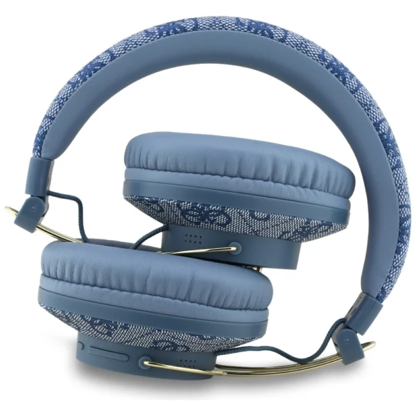Guess ENC Metal 4G Logo Over-Ear Headphones - Blueeng