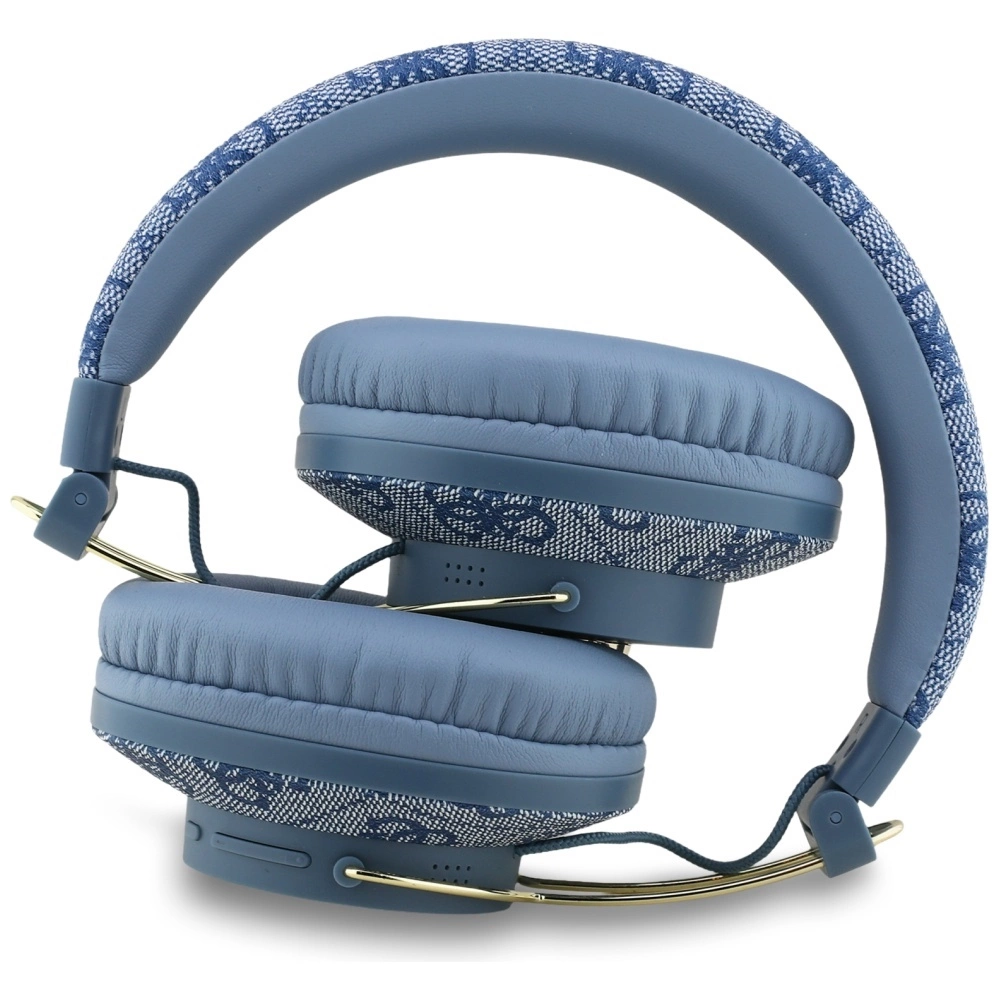 Guess ENC Metal 4G Logo Over-Ear Headphones - Blueeng