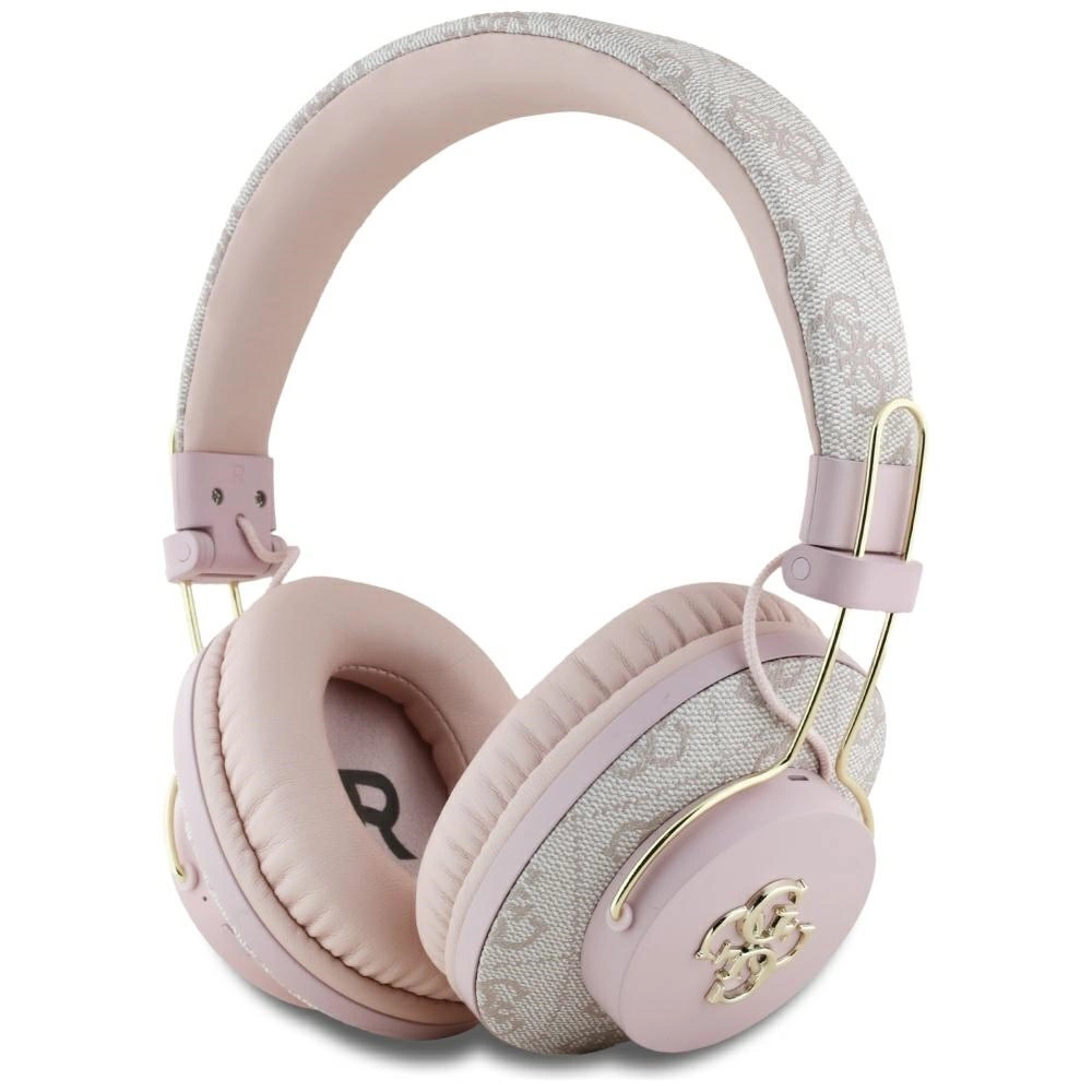Guess ENC Metal 4G Logo On-Ear Headphones - Pinkeng