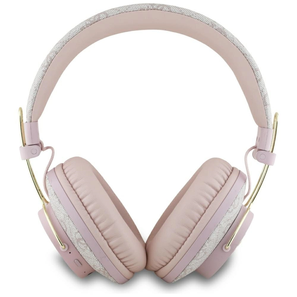 Guess ENC Metal 4G Logo On-Ear Headphones - Pinkeng