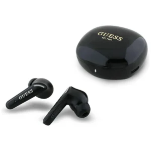 Guess Flat Classic Logo Electroplated TWS Headphones - Blackeng