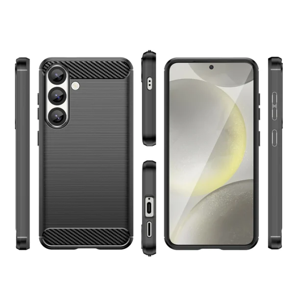 Carbon Case Flexible Silicone for Google Pixel 10 - Blackeng