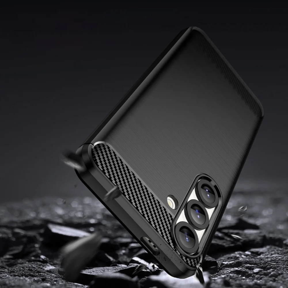 Carbon Case Flexible Silicone for Google Pixel 10 - Blackeng