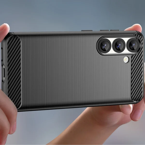 Carbon Case Flexible Silicone for Google Pixel 10 - Blackeng