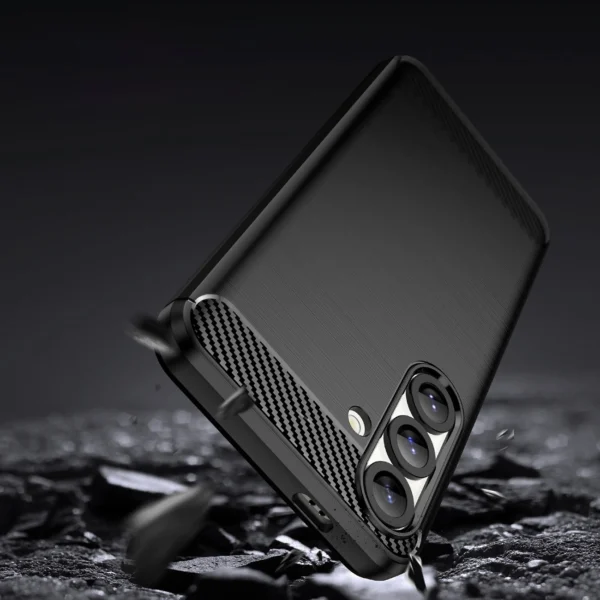 Carbon Case Flexible Silicone for Google Pixel 10 Pro - Blackeng