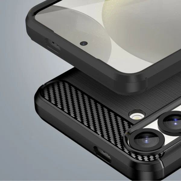 Carbon Case Flexible Silicone for Google Pixel 10 Pro - Blackeng