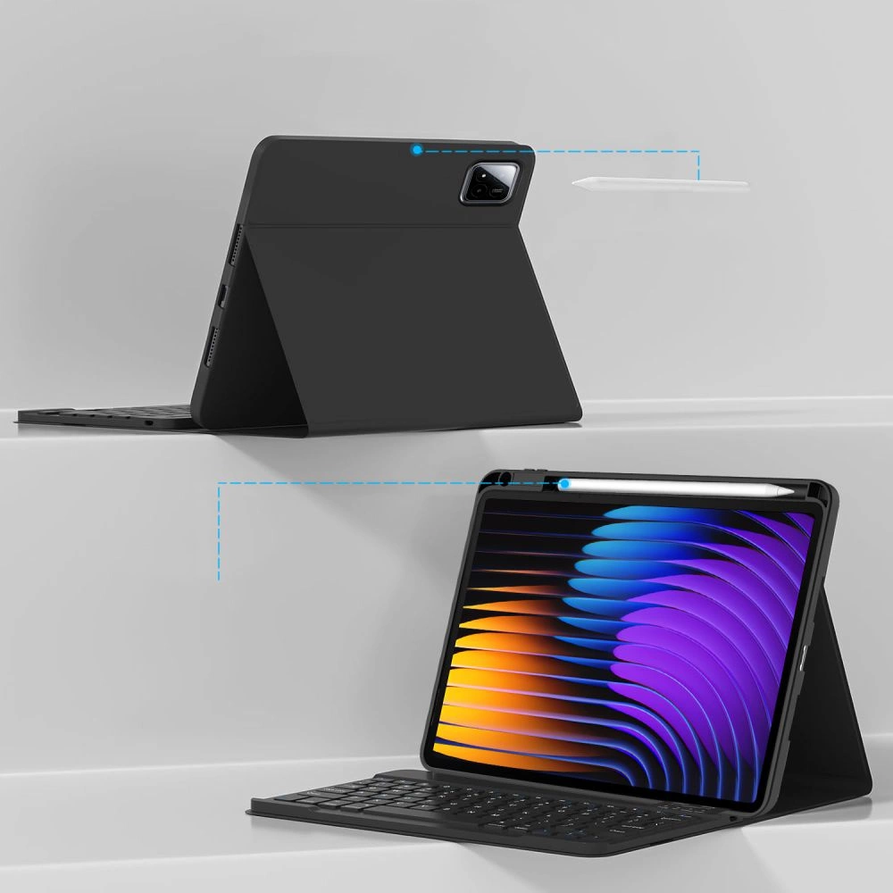 Tech-Protect SC Pen + Keyboard Case for Xiaomi Pad 7 / 7 Pro - Blackeng