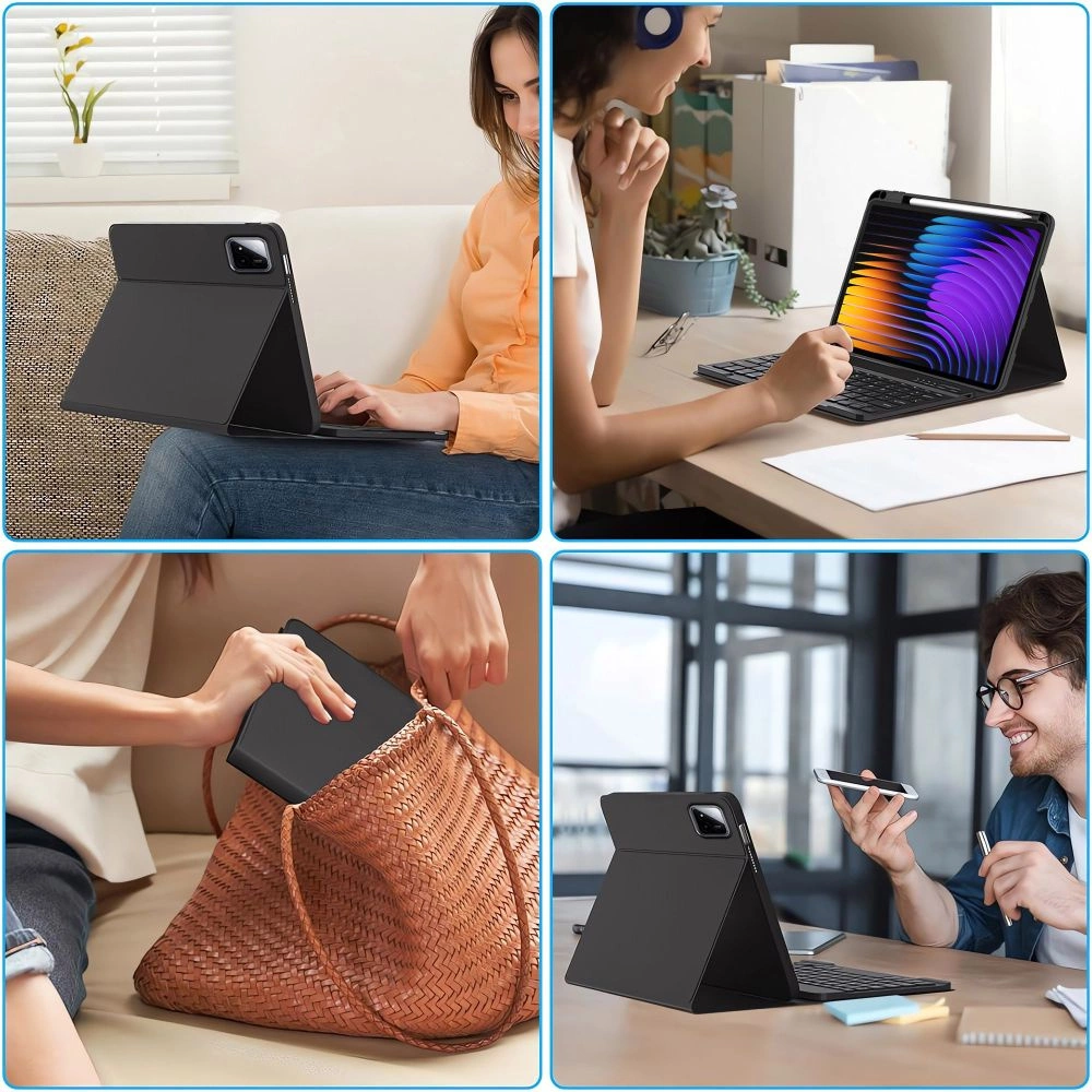 Tech-Protect SC Pen + Keyboard Case for Xiaomi Pad 7 / 7 Pro - Blackeng