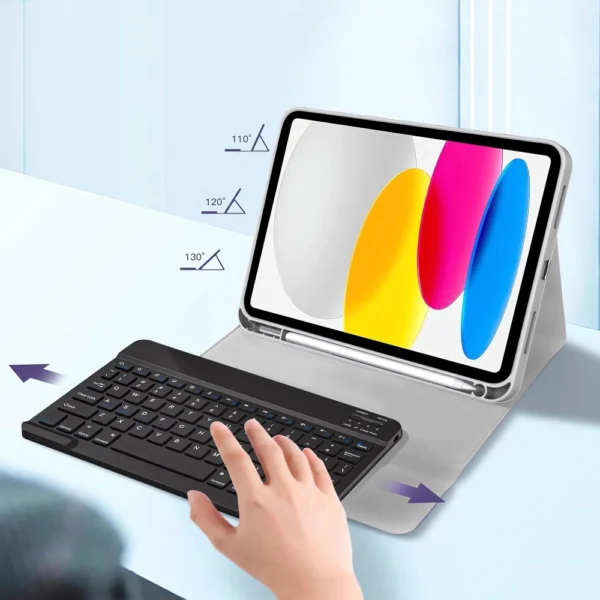 Tech-Protect SC Pen + Keyboard Case for iPad 10.9" 2022 (10th gen.) / 11" 2025 (11th gen.) - Grayeng