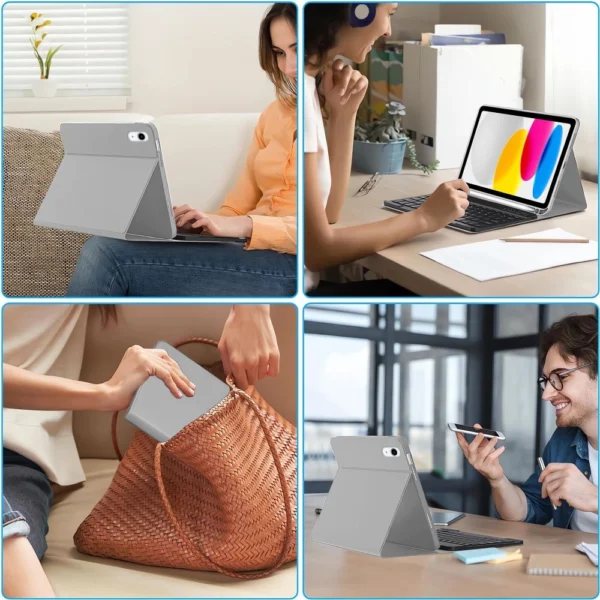 Tech-Protect SC Pen + Keyboard Case for iPad 10.9" 2022 (10th gen.) / 11" 2025 (11th gen.) - Grayeng