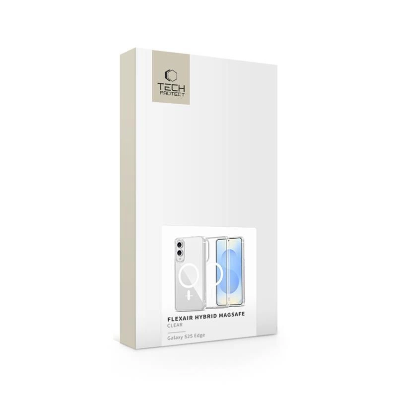 Tech-Protect FlexAir Hybrid MagSafe Case for Samsung Galaxy S25 Edge - Cleareng