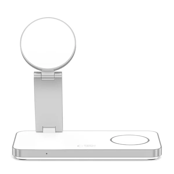 Tech-Protect QI15W-A47 MagSafe 3in1 Inductive Charger + USB-C Cable - Whiteeng