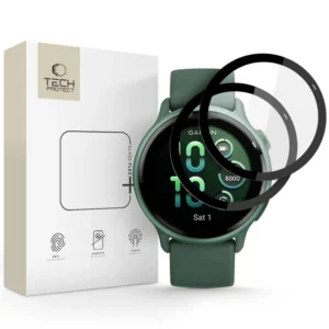 Tech-Protect Glass Flex+ 2-pack hybrid glass for Garmin Vivoactive 6 - blackeng