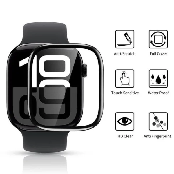 Tech-Protect Glass Flex+ 2-pack hybrid glass for Garmin Vivoactive 6 - blackeng