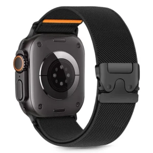 Tech-Protect Nylon Clasp for Apple Watch 44 / 45 / 46 / 49 mm - Blackeng