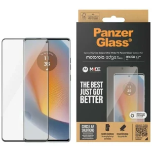 PanzerGlass Ultra-Wide Fit Tempered Glass for Motorola Edge 50 Fusion / Moto G85eng