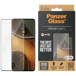 PanzerGlass Ultra-Wide Fit Tempered Glass for Motorola Edge 50 Ultraeng