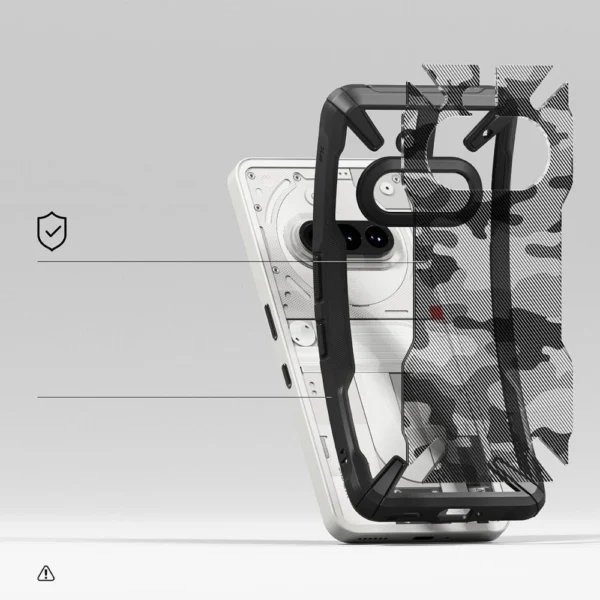 Ringke Fusion X Case for Nothing Phone 3A - Clear Greyeng