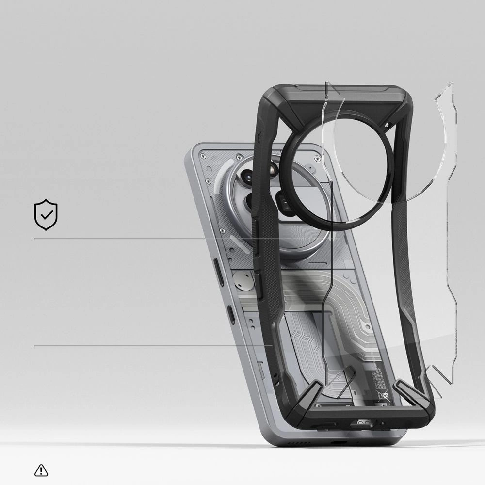 Ringke Fusion X Case for Nothing Phone 3A Pro - Blackeng