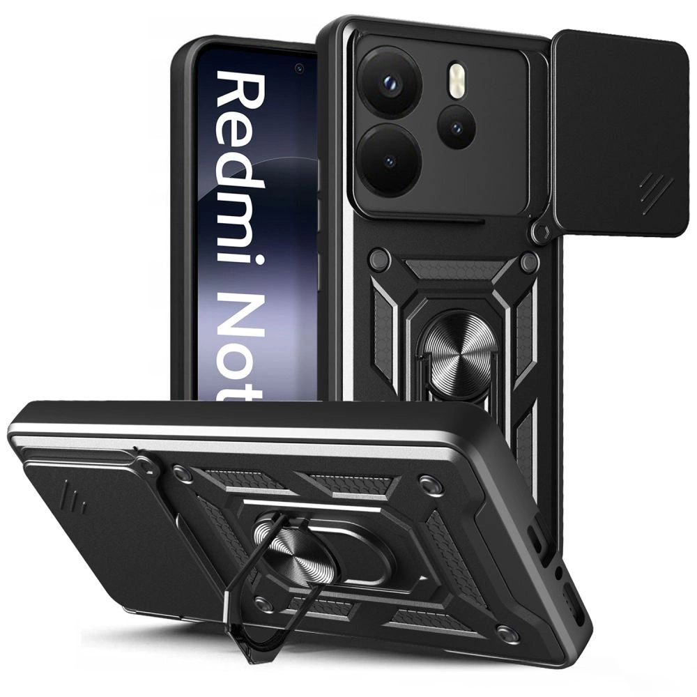 Tech-Protect CamShield Pro Case for Xiaomi Redmi Note 14 4G / LTE - Matte Blackeng