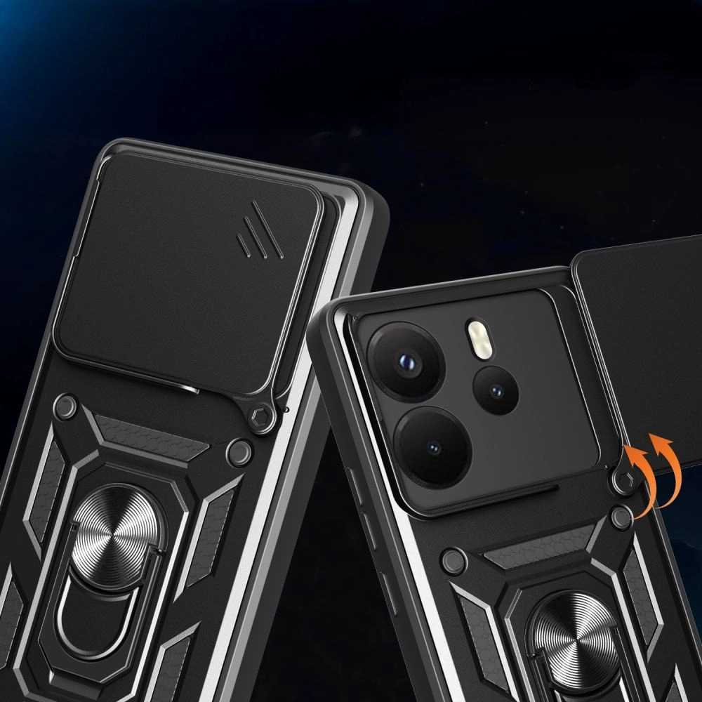 Tech-Protect CamShield Pro Case for Xiaomi Redmi Note 14 4G / LTE - Matte Blackeng