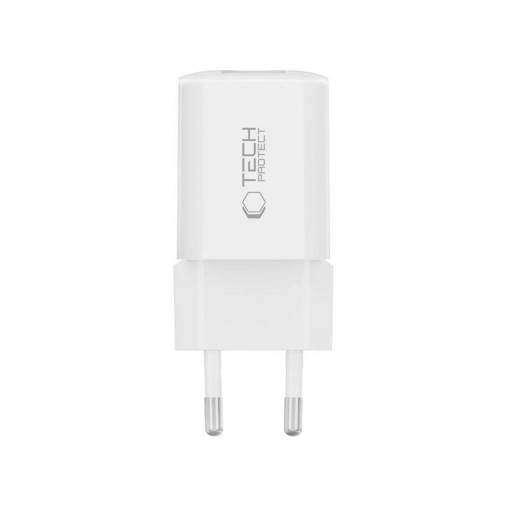 Tech-Protect NCM33W 2-port PD33W/QC3.0 wall charger - whiteeng