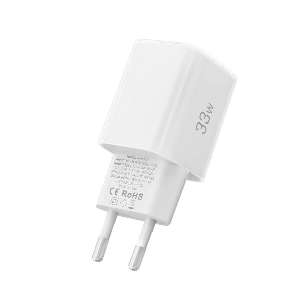 Tech-Protect NCM33W 2-port PD33W/QC3.0 wall charger - whiteeng