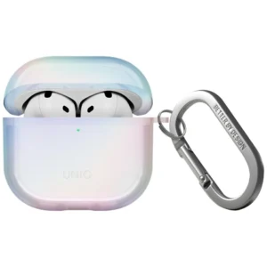 Uniq Iridescia case for AirPods 4 Hang Case - holo whiteeng