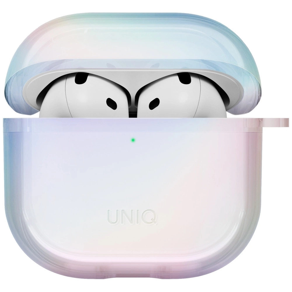 Uniq Iridescia case for AirPods 4 Hang Case - holo whiteeng