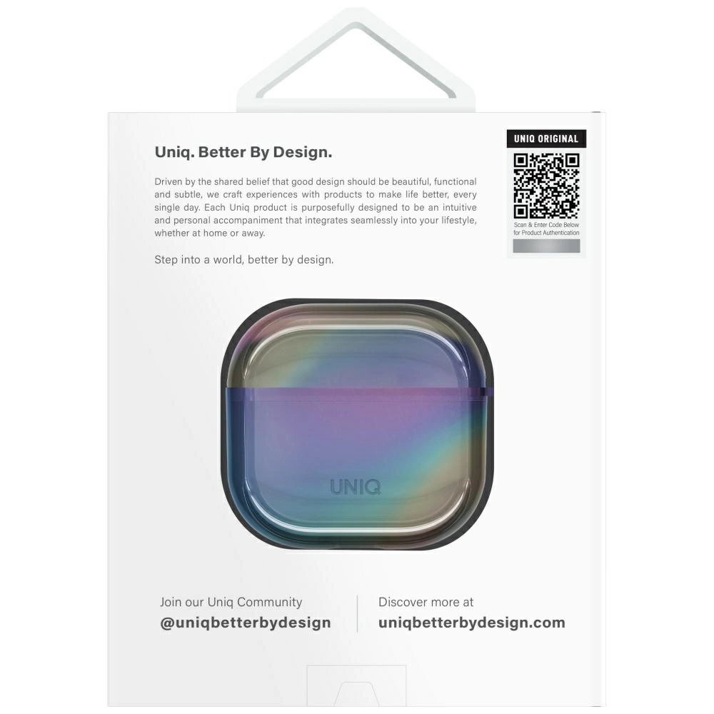 Uniq Iridescia AirPods 4 Hang Case - Holo Multicoloreng