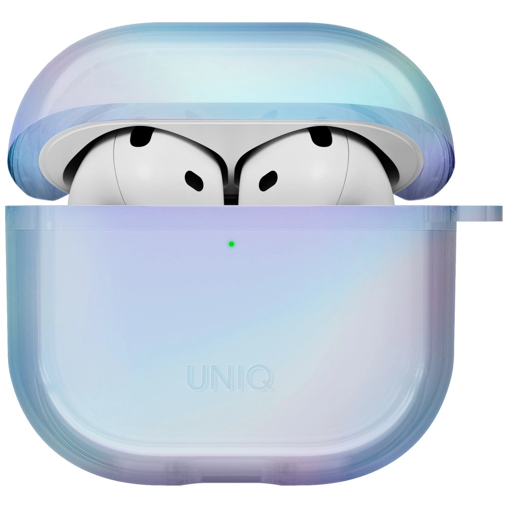 Uniq Iridescia case for AirPods 4 Hang Case - holo blueeng