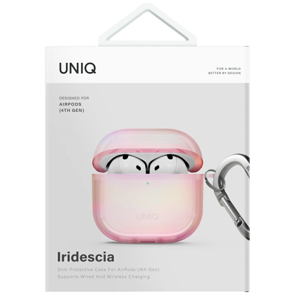 Uniq Iridescia AirPods 4 Hang Case - Holo Pinkeng
