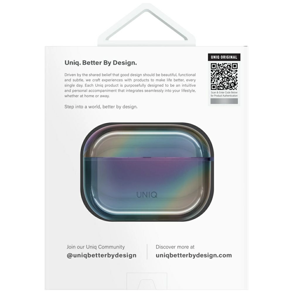 Uniq Iridescia Case for AirPods Pro 2 Hang Case - Holo Multicoloreng
