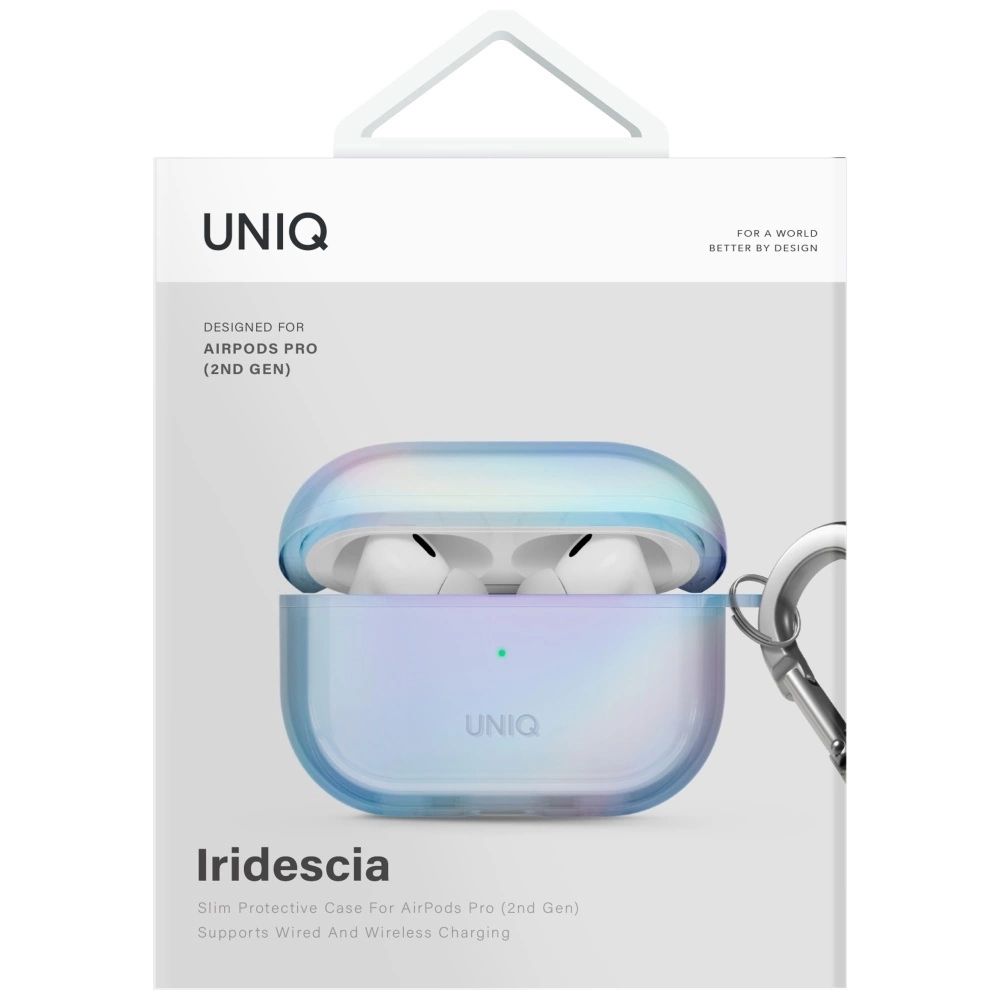 Uniq Iridescia case for AirPods Pro 2 Hang Case - holo blueeng