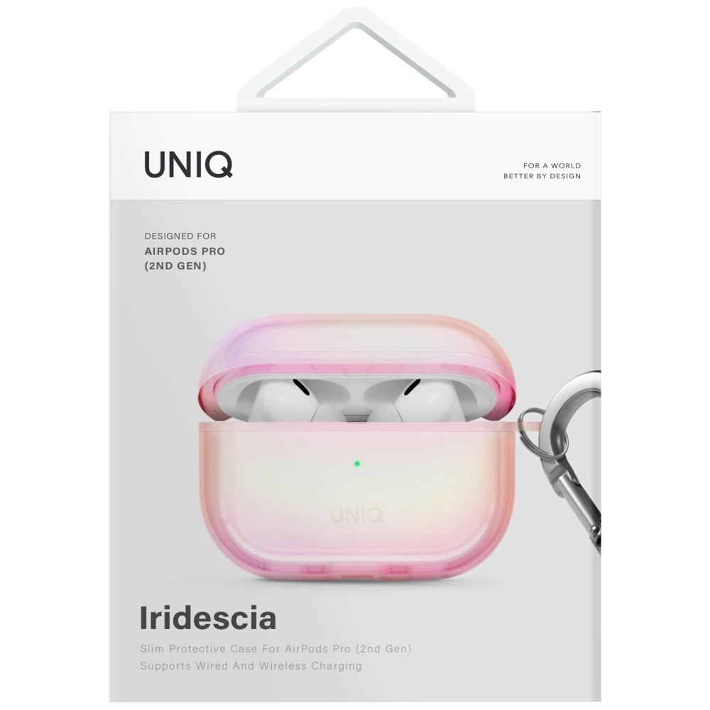 Uniq Iridescia AirPods Pro 2 Hang Case - Holo Pinkeng