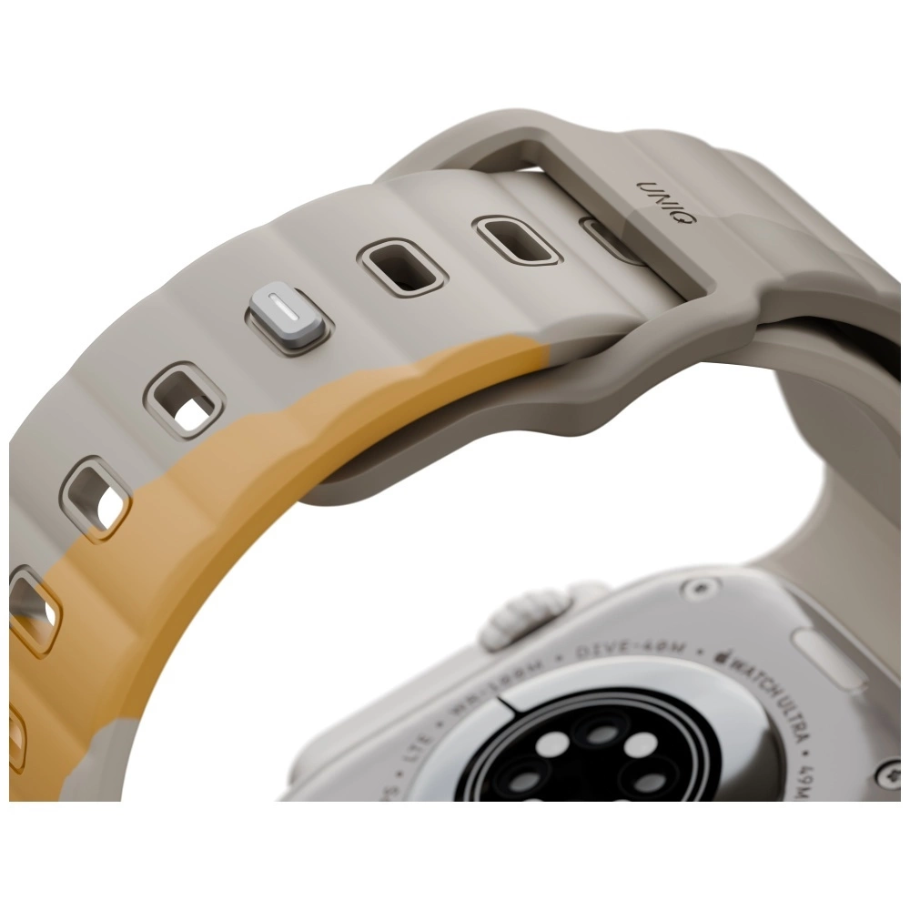 Uniq Stride De Rubber Strap for Apple Watch 44 / 45 / 46 / 49 mm - Beigeeng