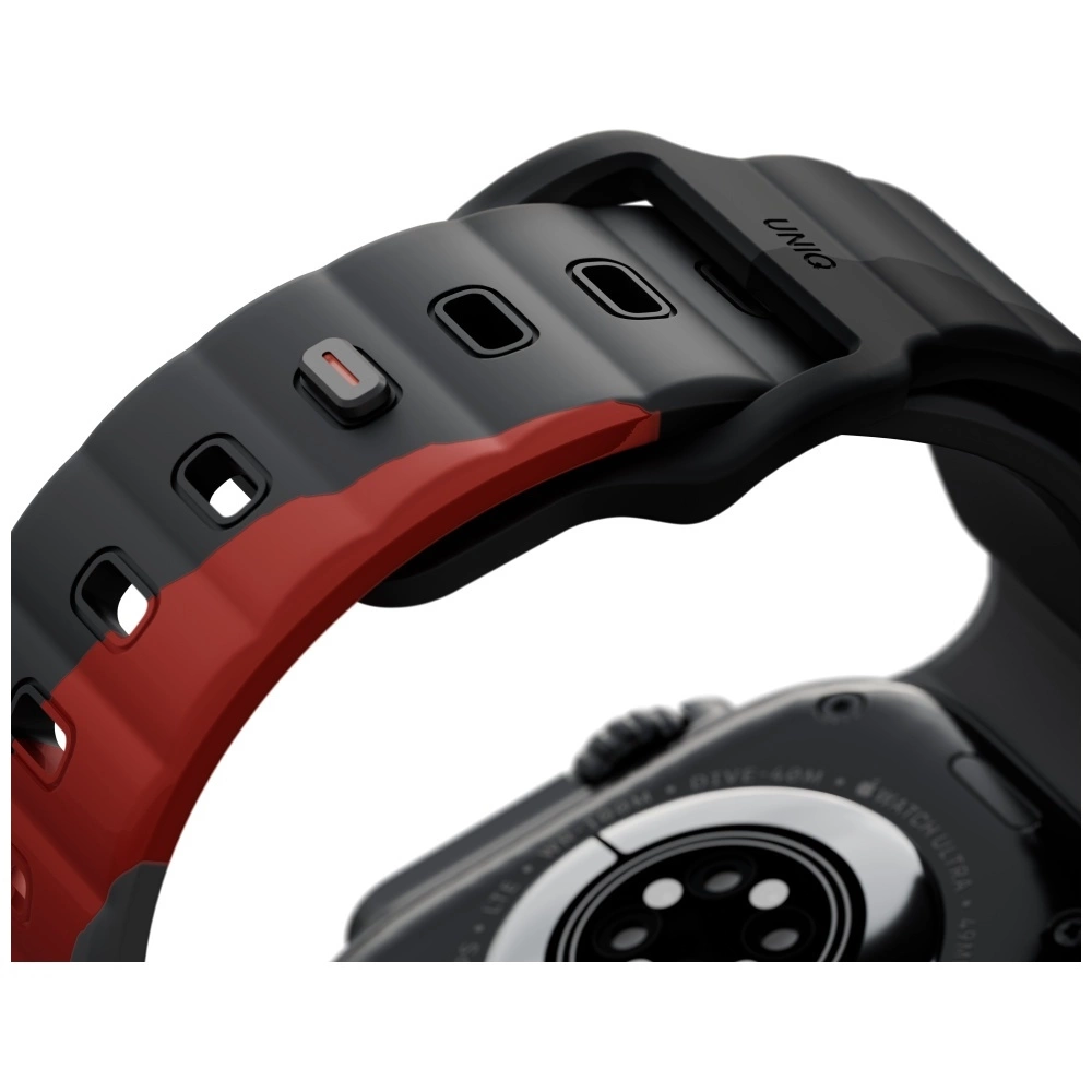 Uniq Stride De Rubber Strap for Apple Watch 44 / 45 / 46 / 49 mm - Grayeng