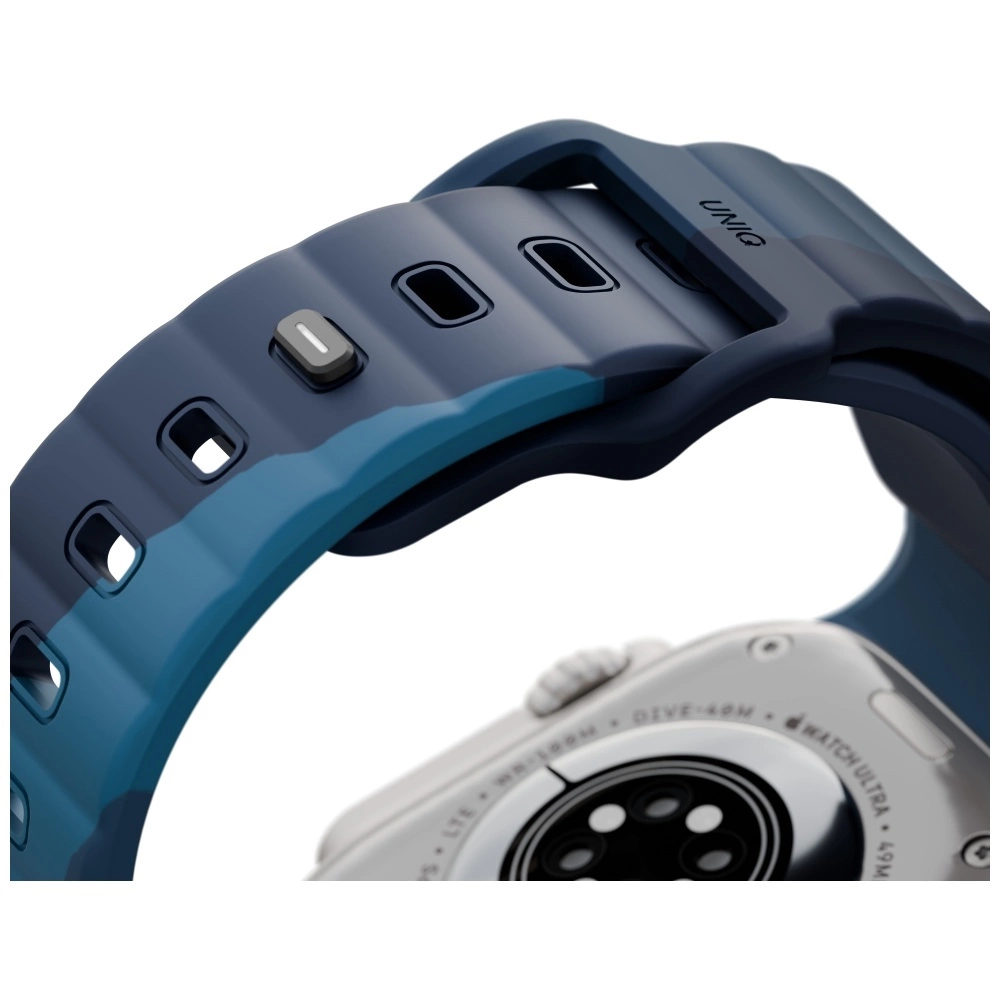 Uniq Stride De Rubber Strap for Apple Watch 44 / 45 / 46 / 49 mm - Blueeng