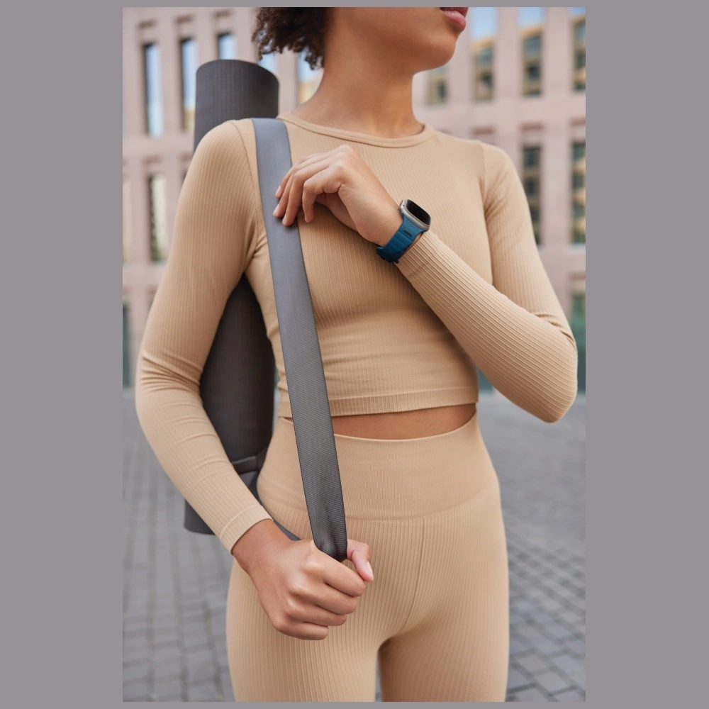 Uniq Stride De Rubber Strap for Apple Watch 44 / 45 / 46 / 49 mm - Blueeng