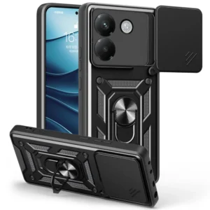 Tech-Protect Tech-Protect CamShield Pro Case for Xiaomi Poco M7 Pro 5G - Blackeng